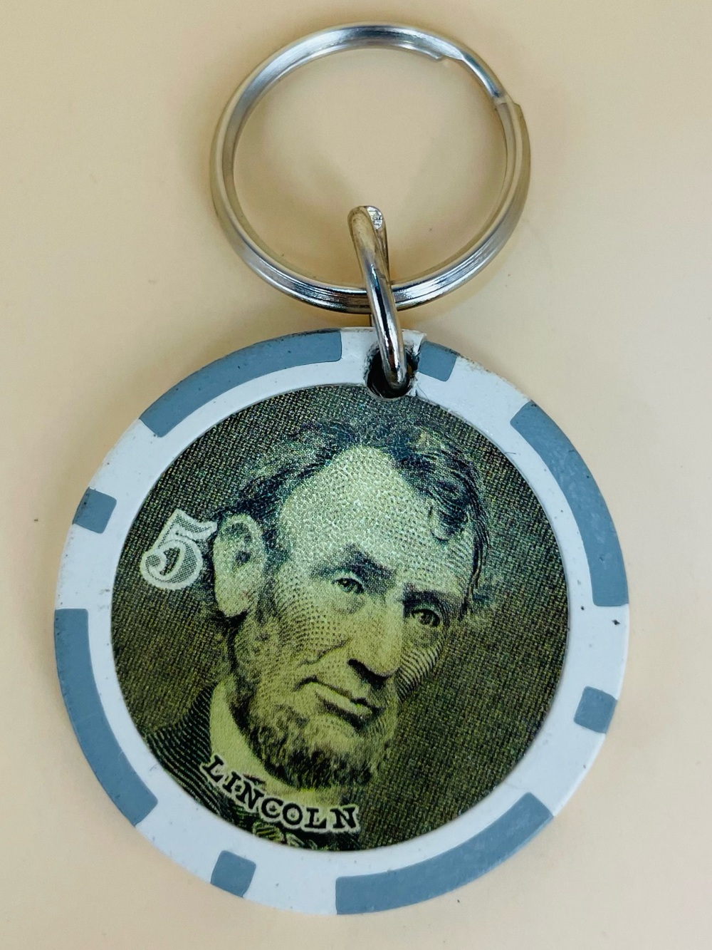 Abraham Lincoln novelty key chain